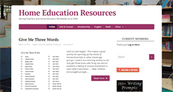 Desktop Screenshot of homeeducationresources.com